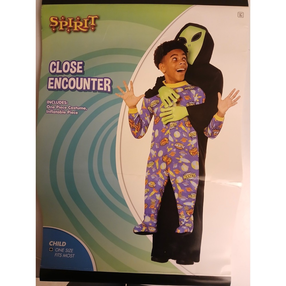 Spirit Halloween Close Encounter Alien Abduction Costume Child One Size